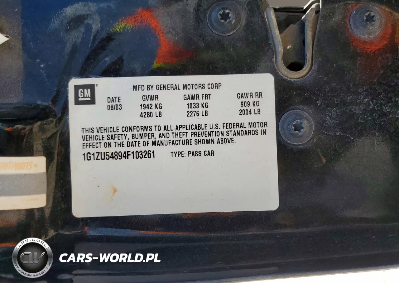 2004 Chevrolet Malibu Lt VIN:1G1ZU54894F103261 - 13