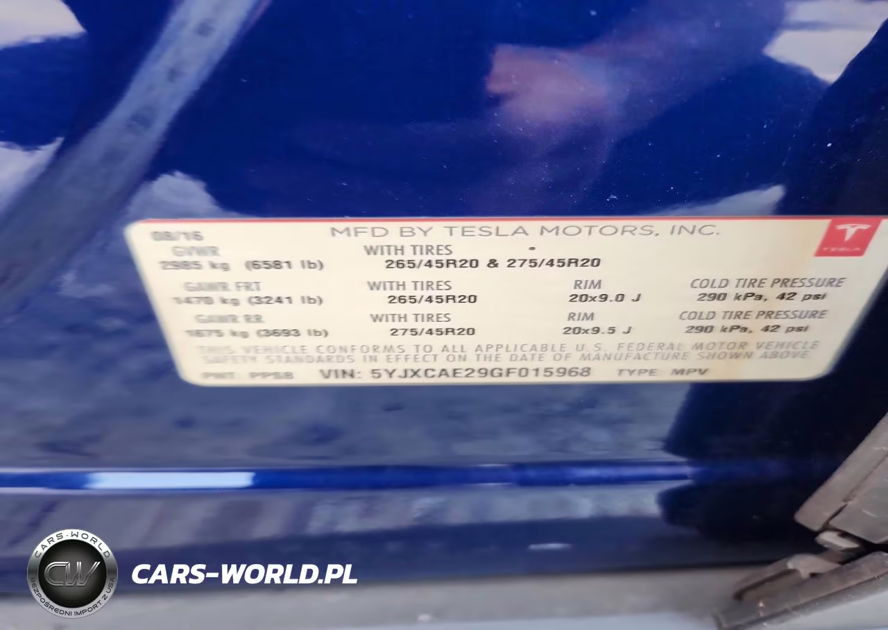 2016 Tesla Model X VIN:5YJXCAE29GF015968 - 12