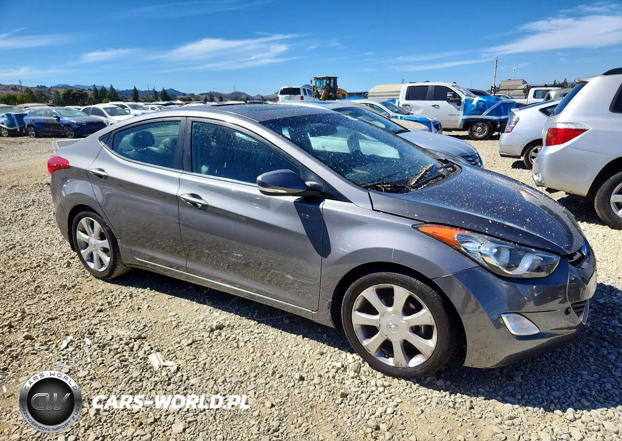 2013 Hyundai Elantra Limited VIN:5NPDH4AE3DH219278 - 4