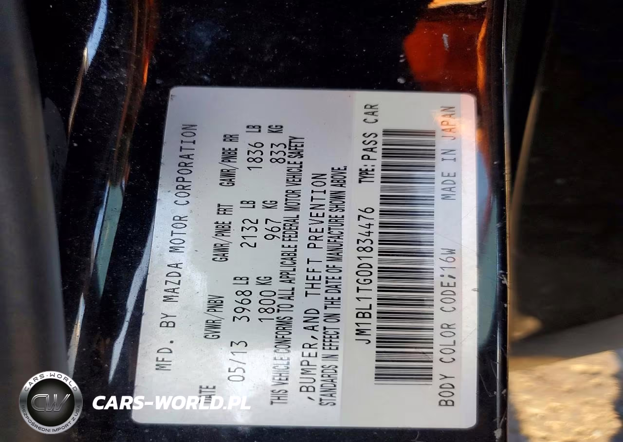 2013 Mazda 3 I VIN:JM1BL1TG0D1834476 - 12