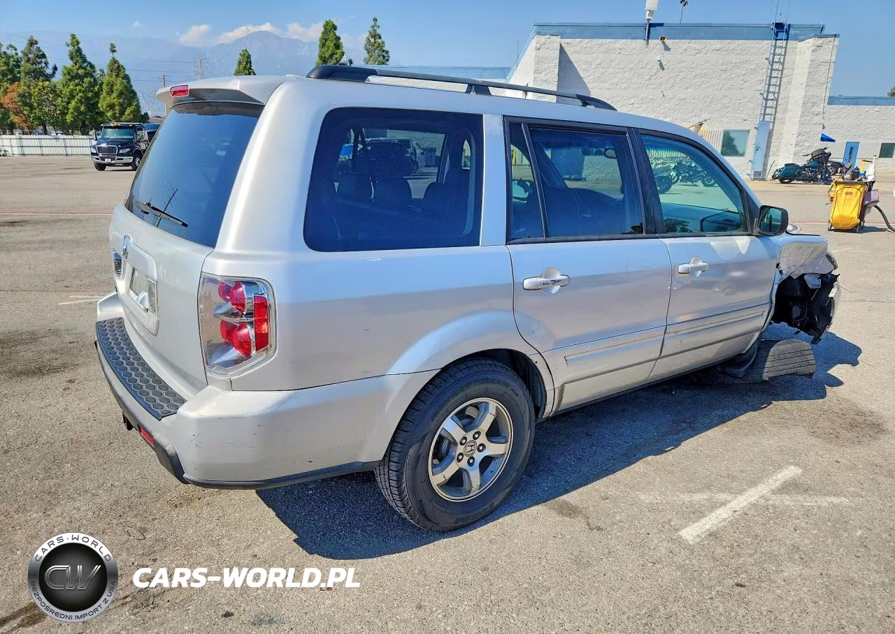 2006 Honda Pilot Ex VIN:5FNYF28726B038855 - 3