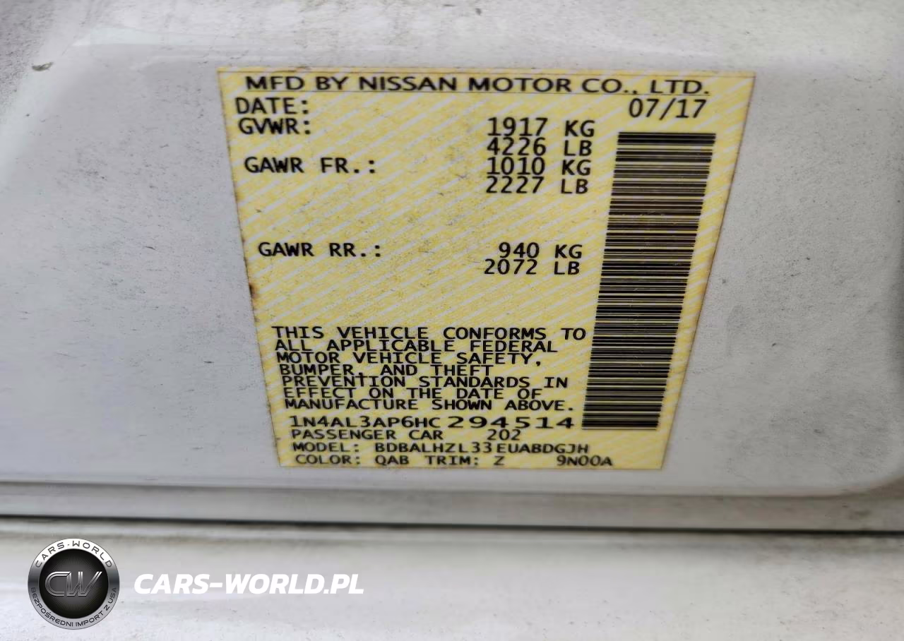 2017 Nissan Altima 2.5 Sr VIN:1N4AL3AP6HC294514 - 13