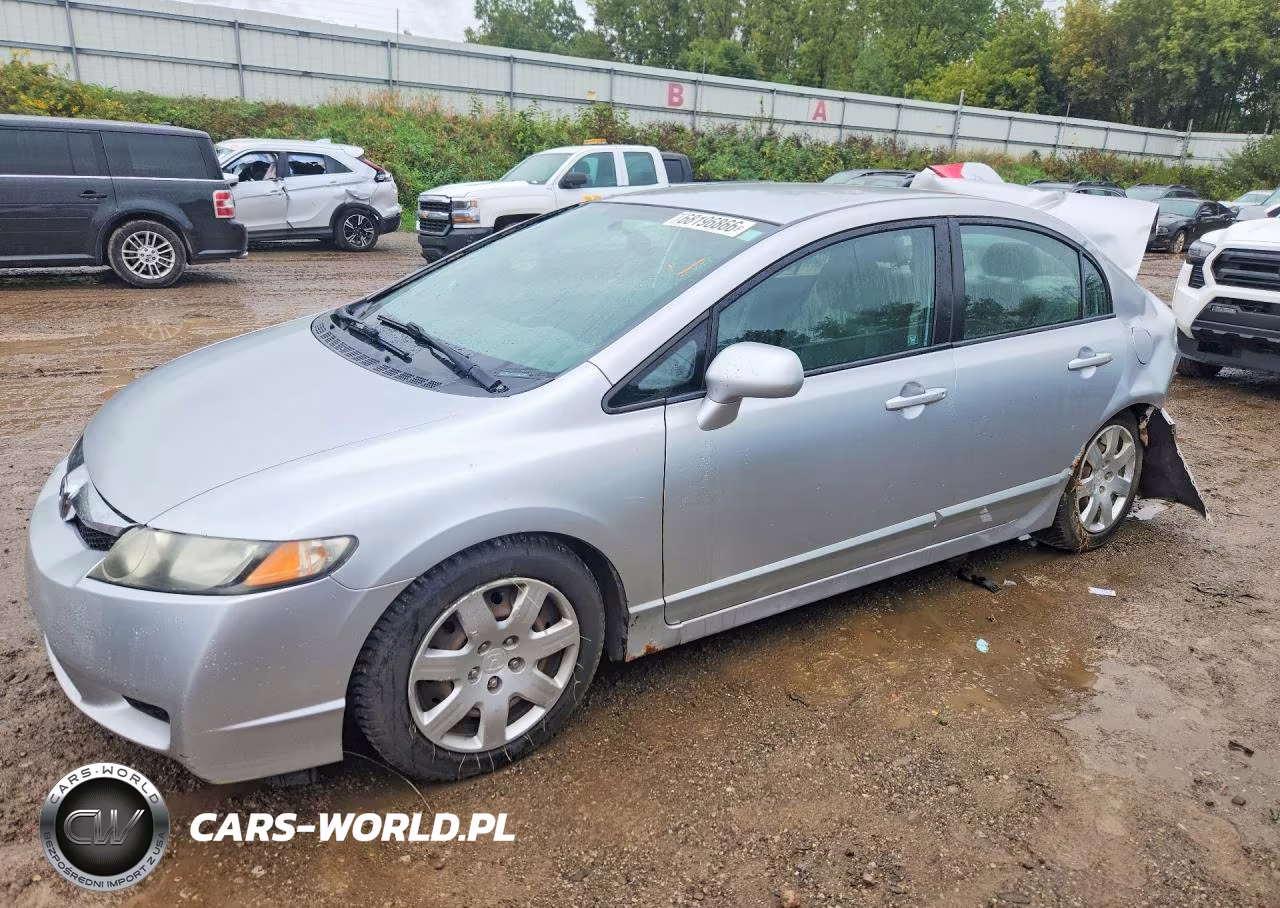 2010 Honda Civic Lx VIN:2HGFA1F55AH571238 - 1