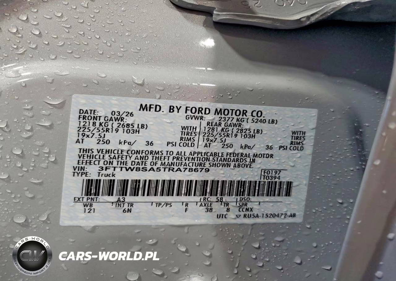 2026 Ford Maverick Lariat VIN:3FTTW8SA5TRA78679 - 12