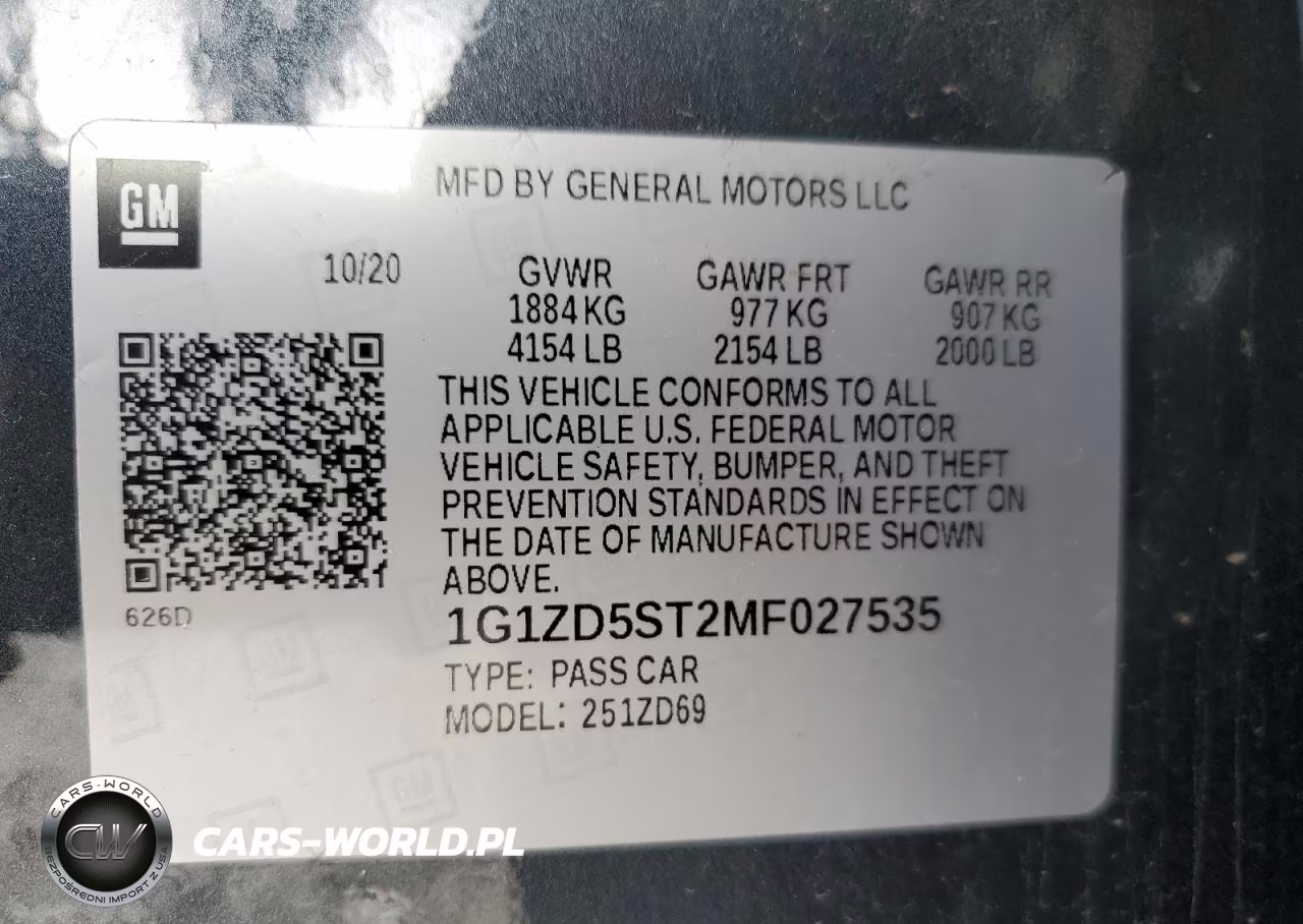 2021 Chevrolet Malibu Lt VIN:1G1ZD5ST2MF027535 - 12