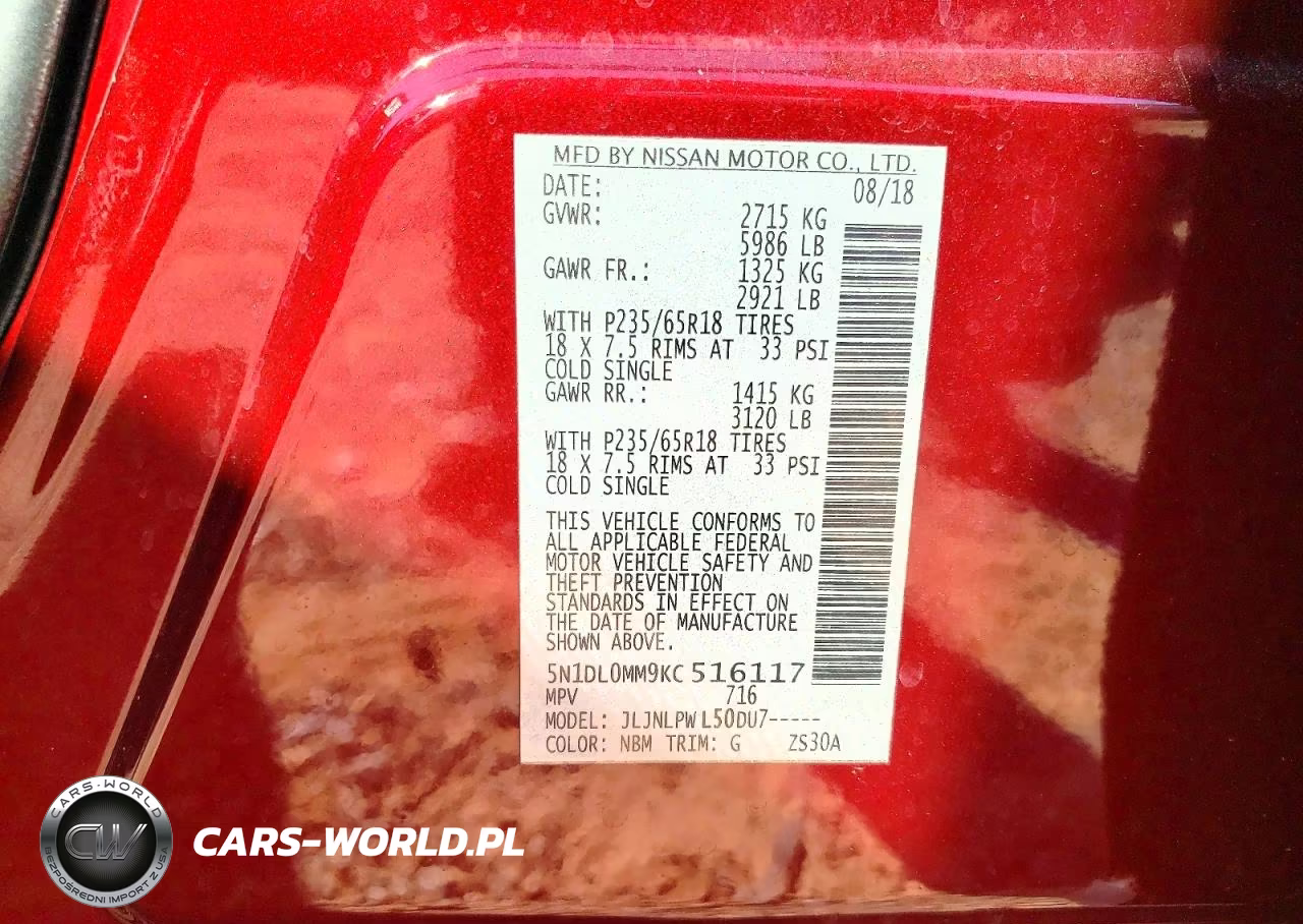 2019 Infiniti Qx60 Pure VIN:5N1DL0MM9KC516117 - 13