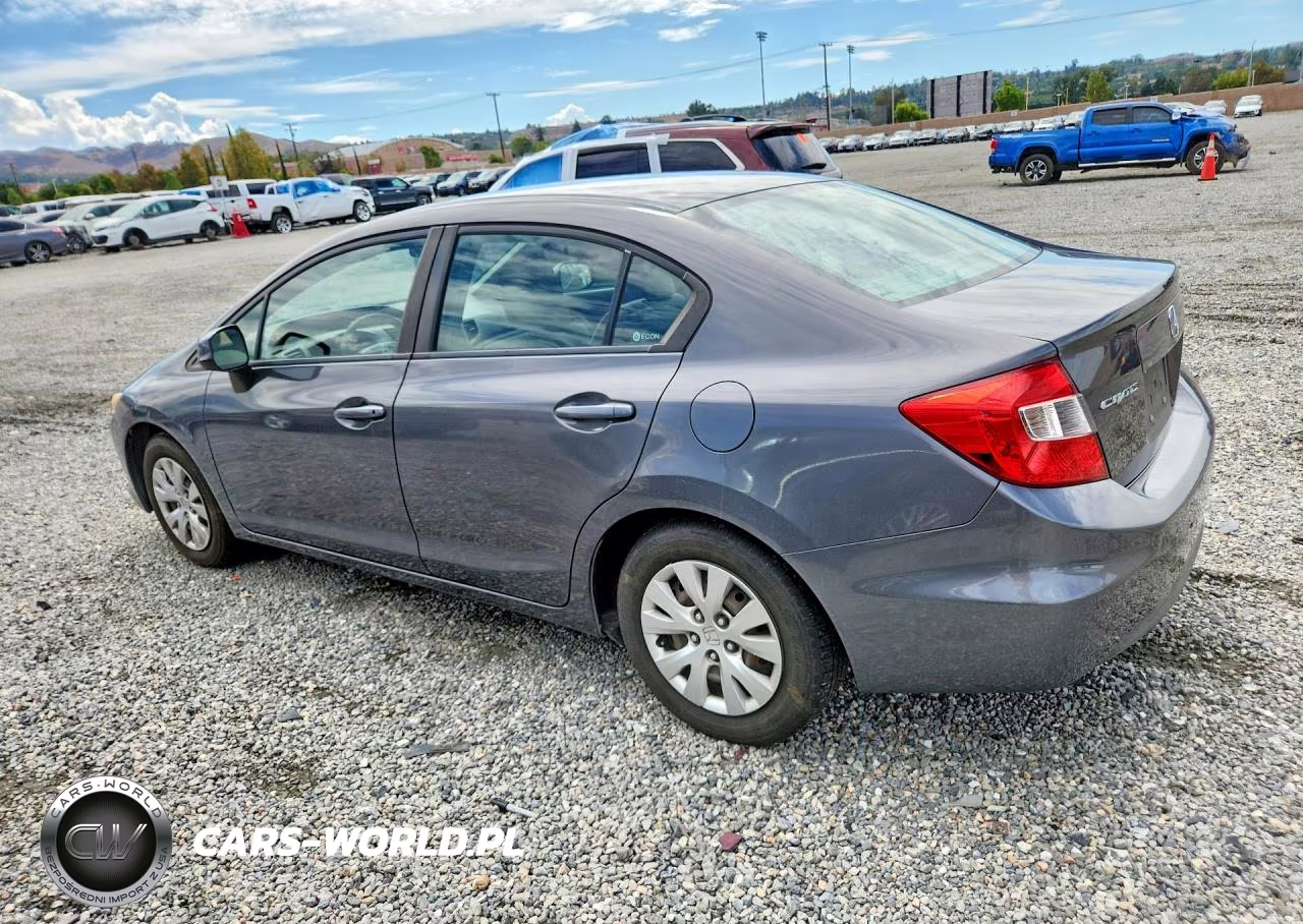 2012 Honda Civic Lx VIN:2HGFB2F5XCH609813 - 2