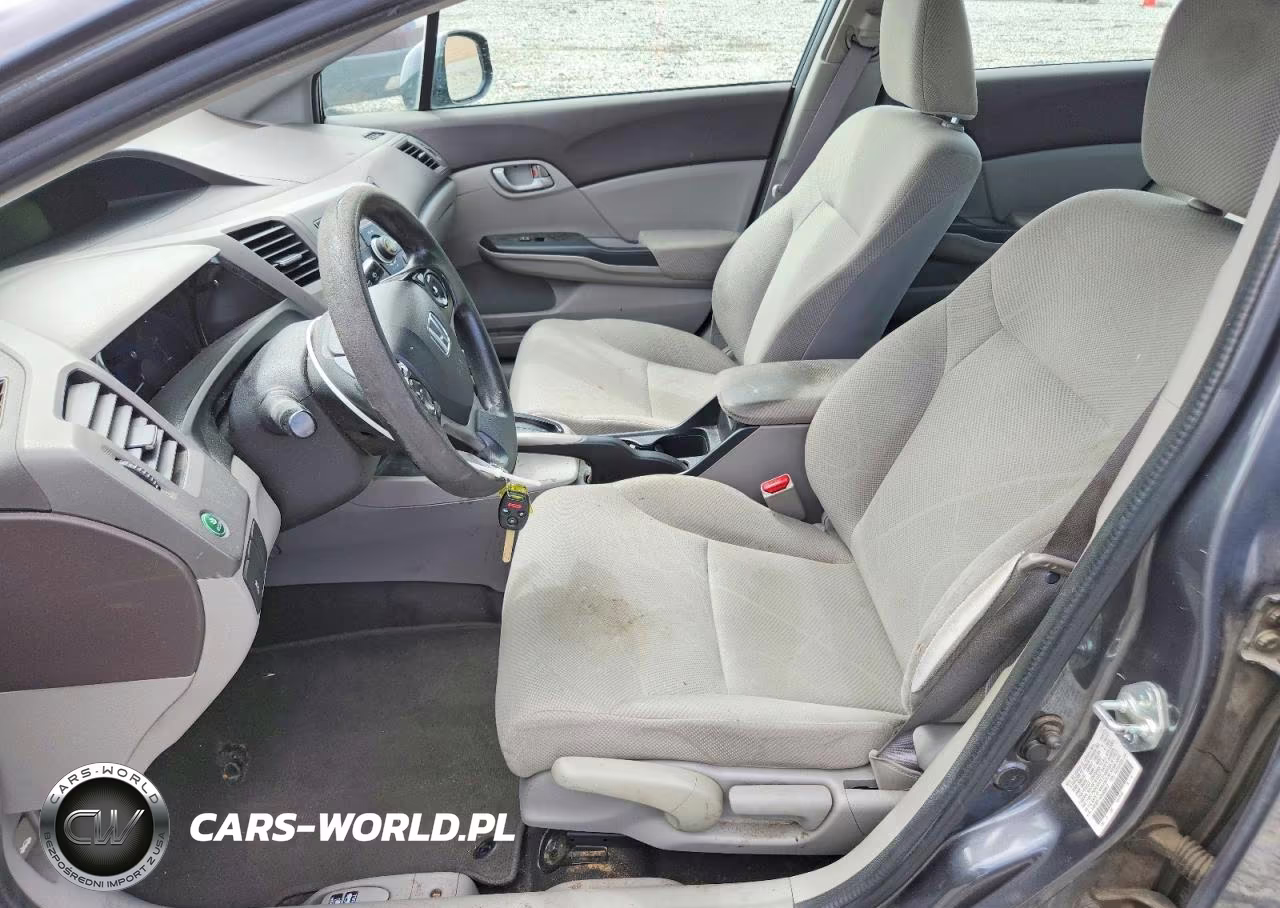 2012 Honda Civic Lx VIN:2HGFB2F5XCH609813 - 7