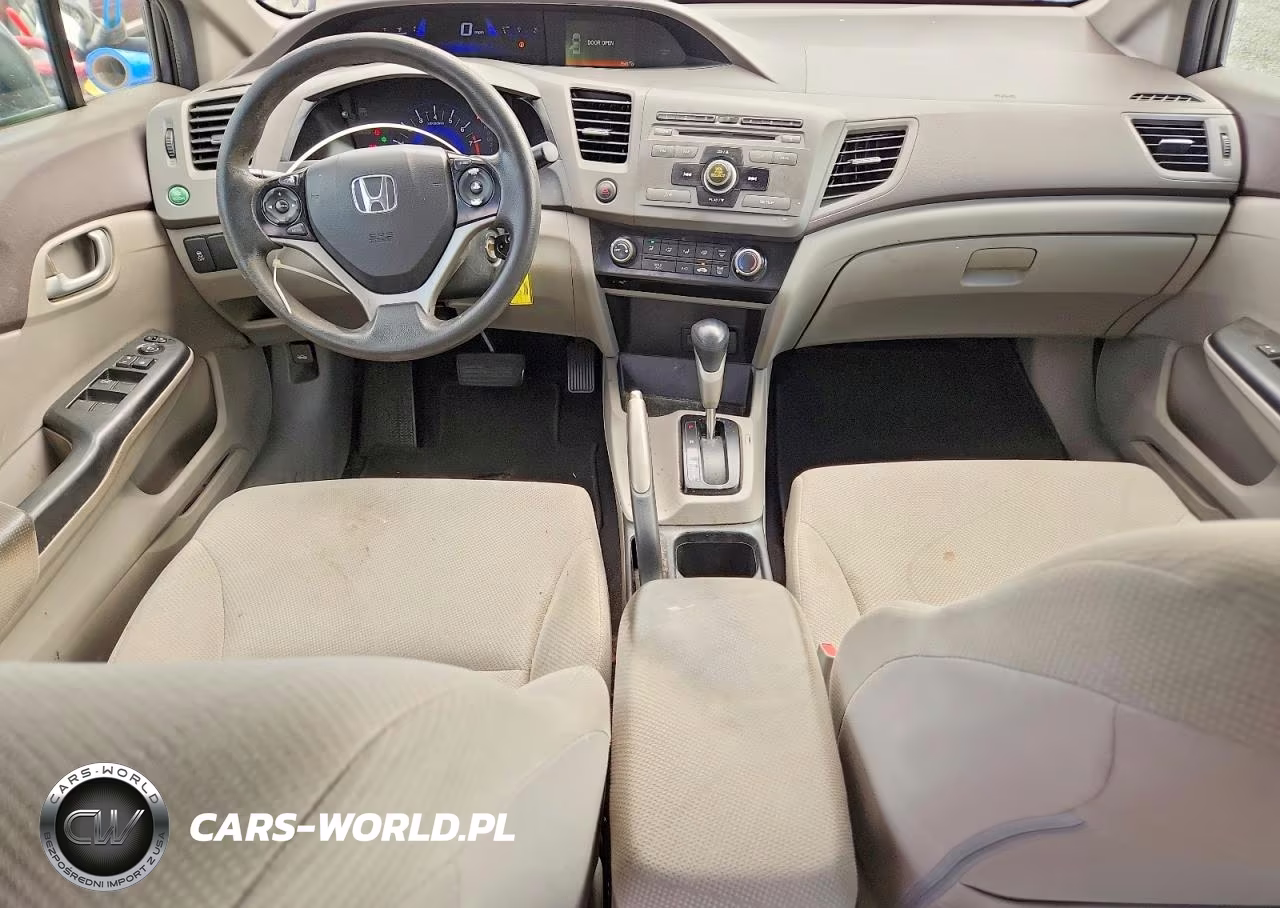 2012 Honda Civic Lx VIN:2HGFB2F5XCH609813 - 8