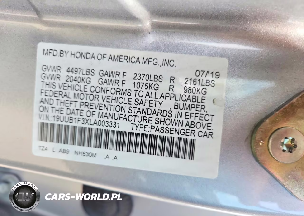 2020 Acura Tlx VIN:19UUB1F3XLA003331 - 12