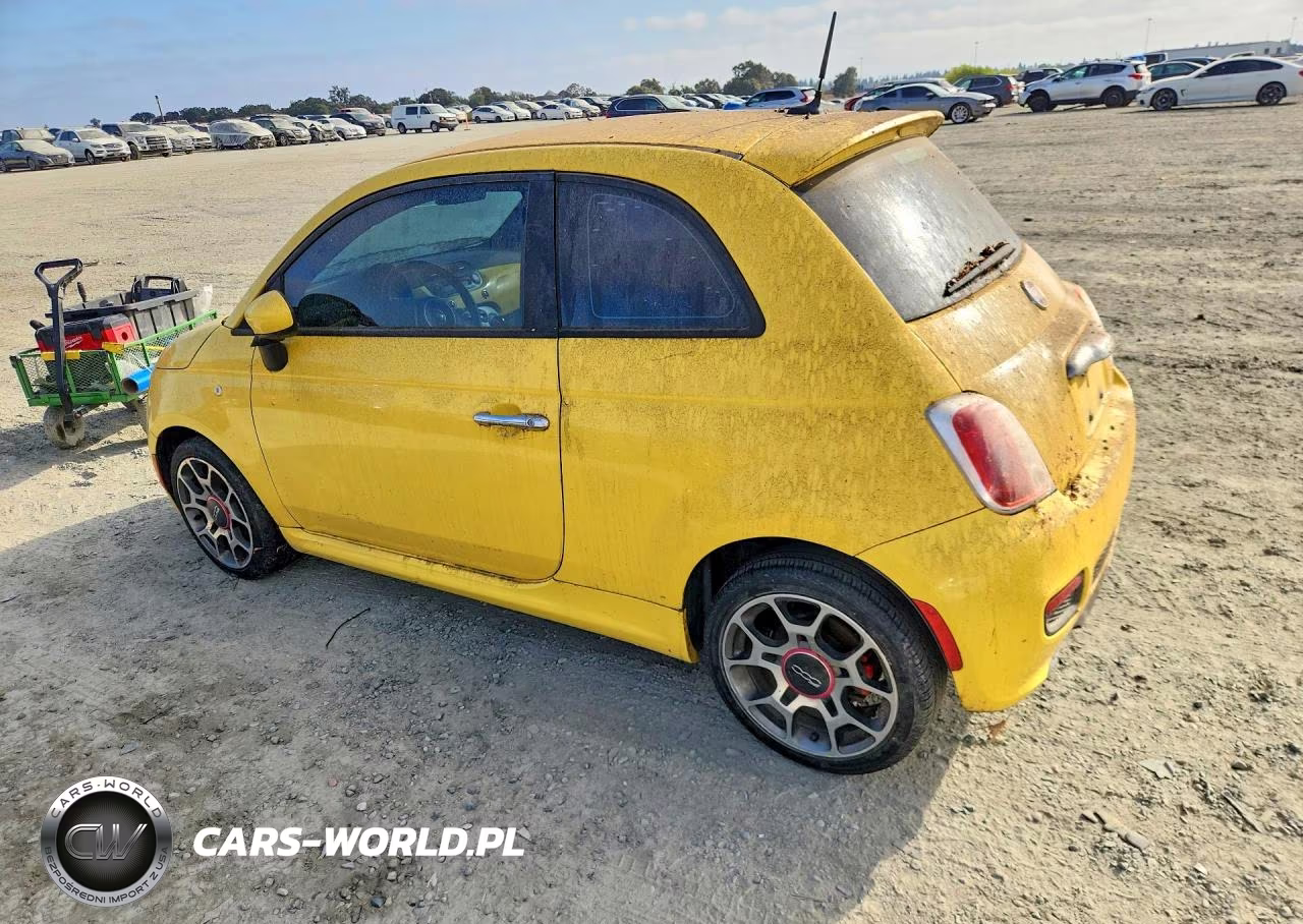 2012 Fiat 500 VIN:3C3CFFBR4CT107607 - 2