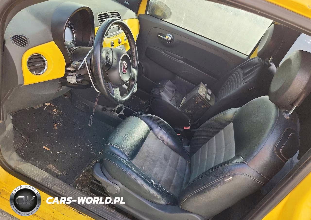 2012 Fiat 500 VIN:3C3CFFBR4CT107607 - 7