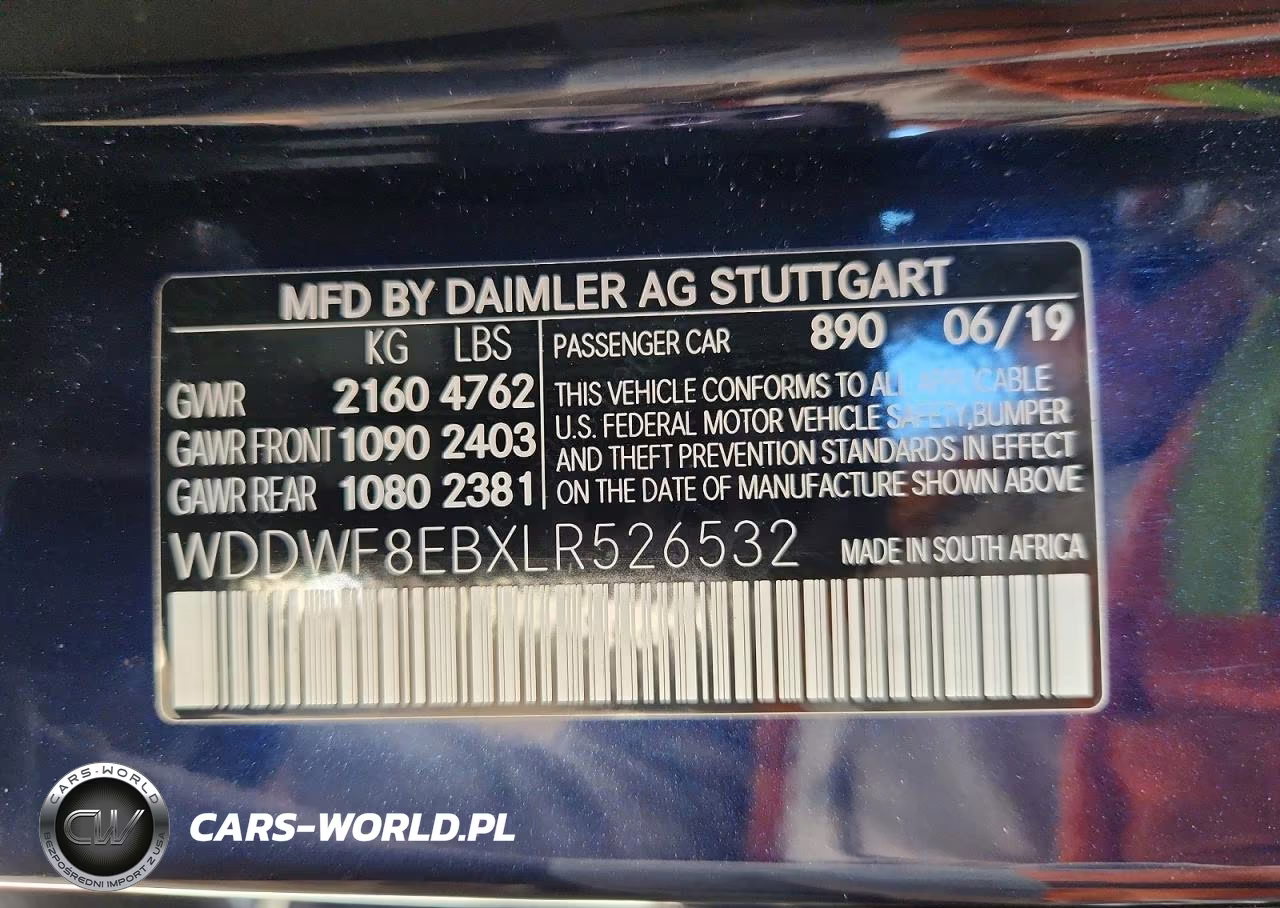 2020 Mercedes-Benz C 300 4Matic VIN:WDDWF8EBXLR526532 - 12