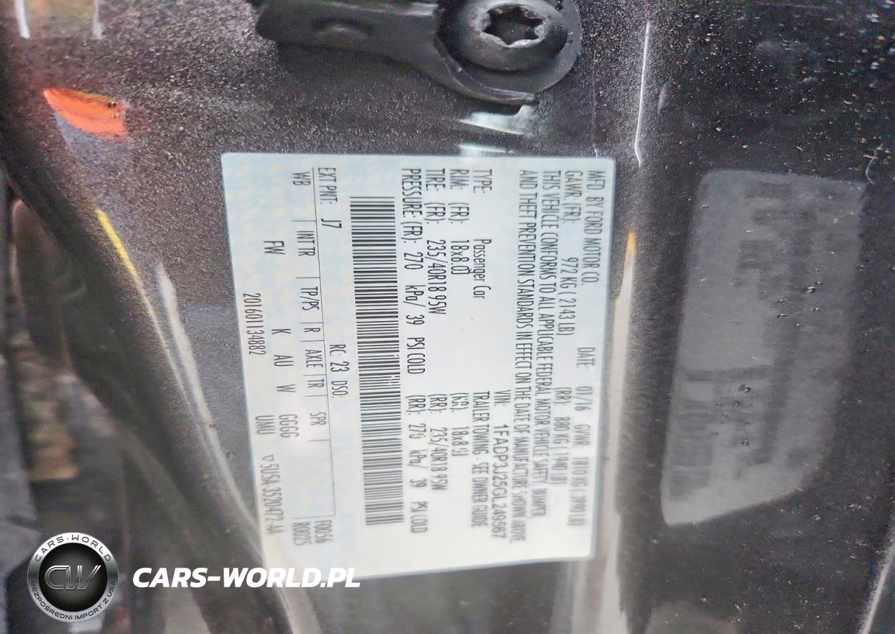 2016 Ford Focus Titanium VIN:1FADP3J25GL249567 - 12