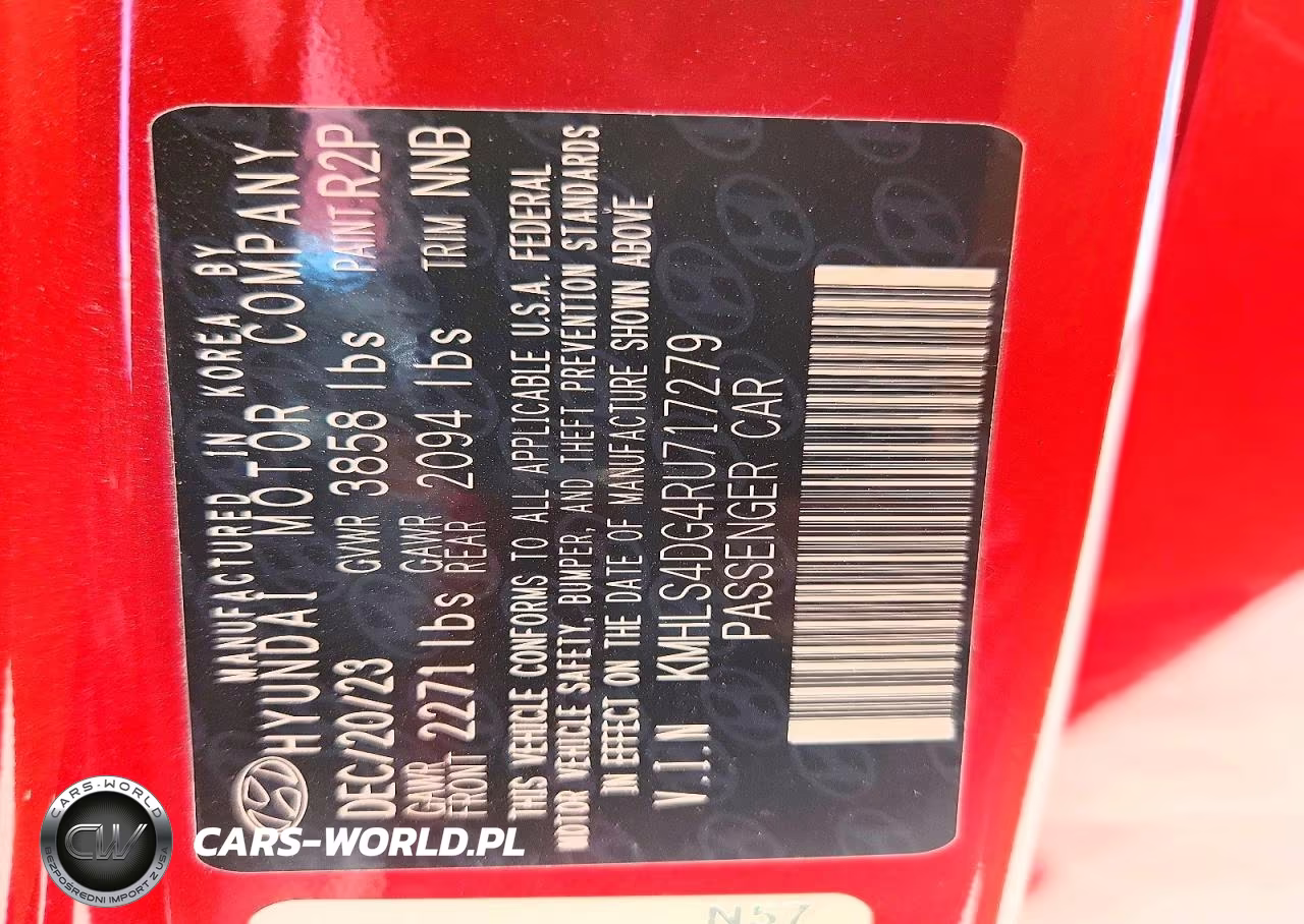 2024 Hyundai Elantra Sel VIN:KMHLS4DG4RU717279 - 13
