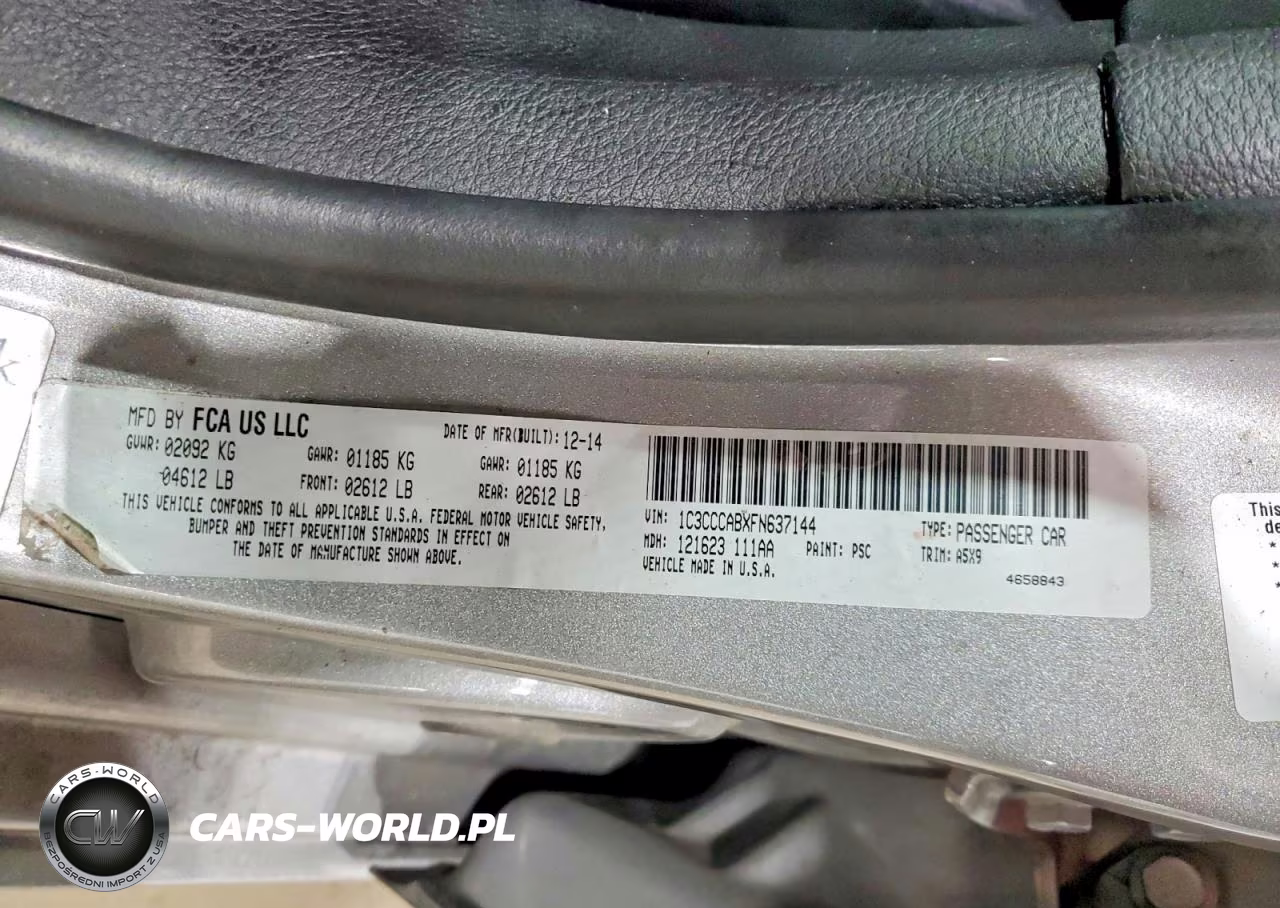 2015 Chrysler 200 Limited VIN:1C3CCCABXFN637144 - 13