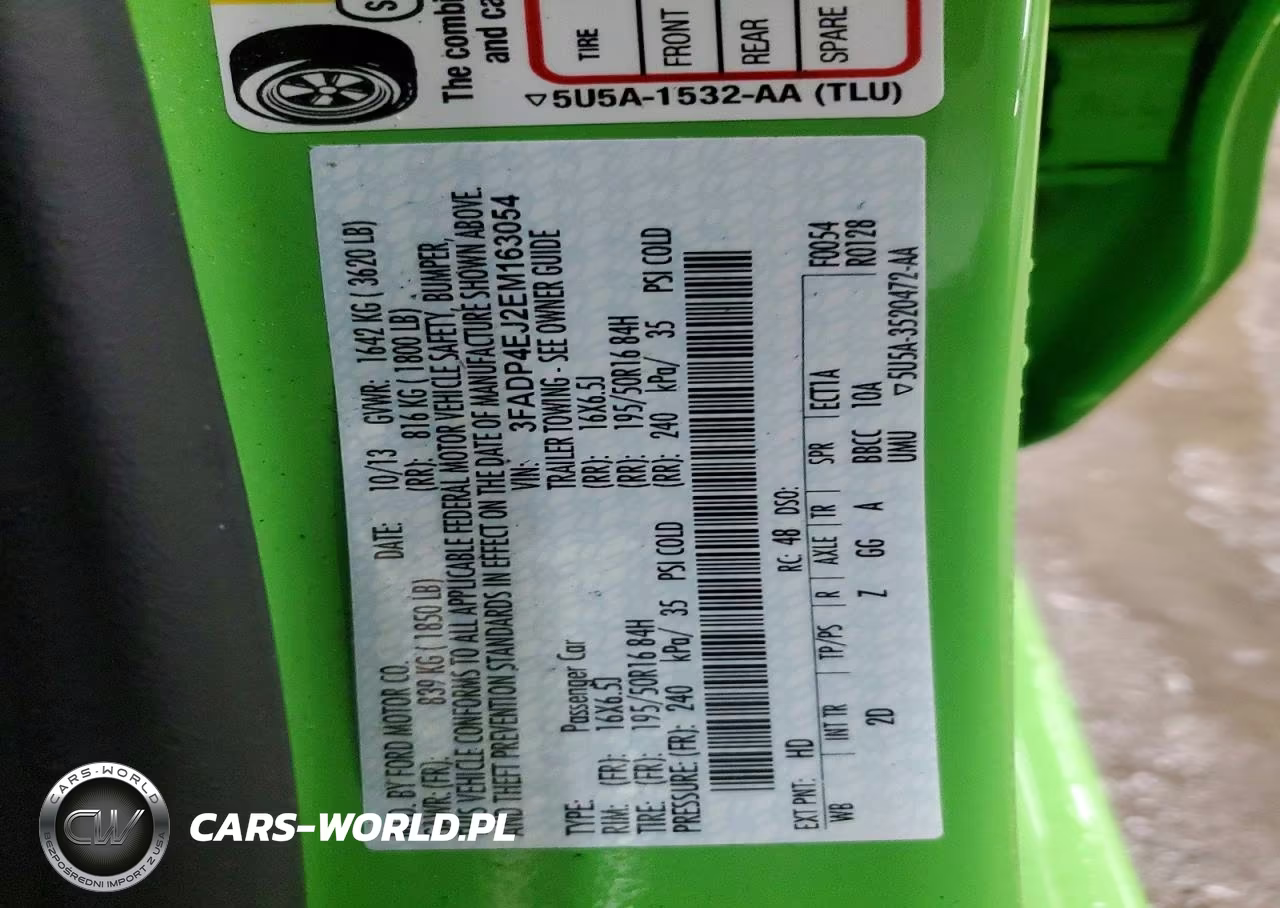 2014 Ford Fiesta Se VIN:3FADP4EJ2EM163054 - 12