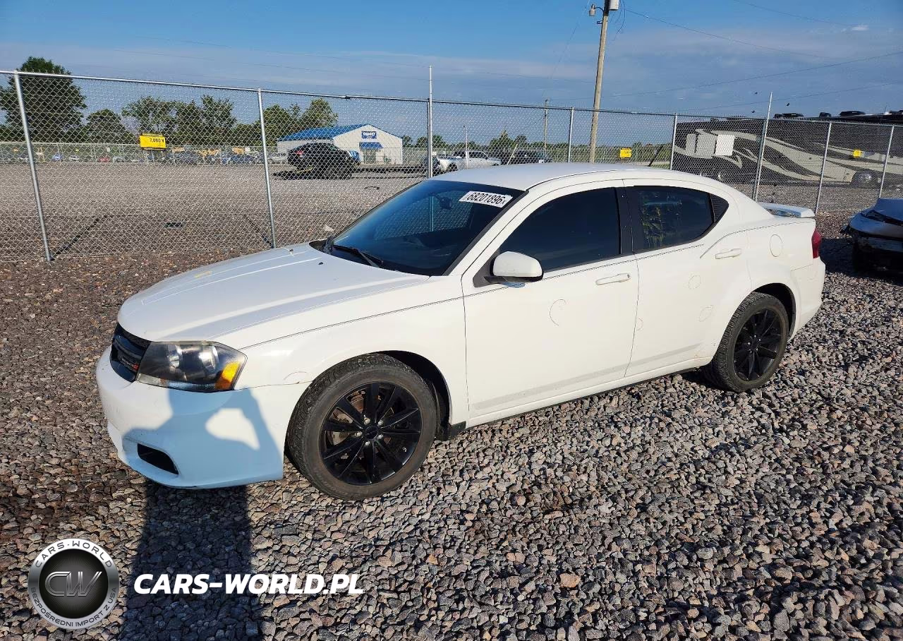 2014 Dodge Avenger Sxt VIN:1C3CDZCG1EN217439 - 1
