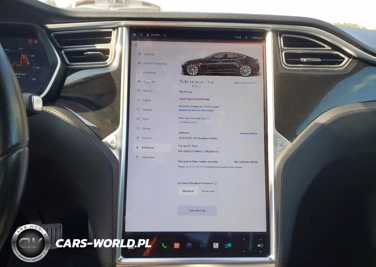 2014 Tesla Model S VIN:5YJSA1S15EFP67448 - 9