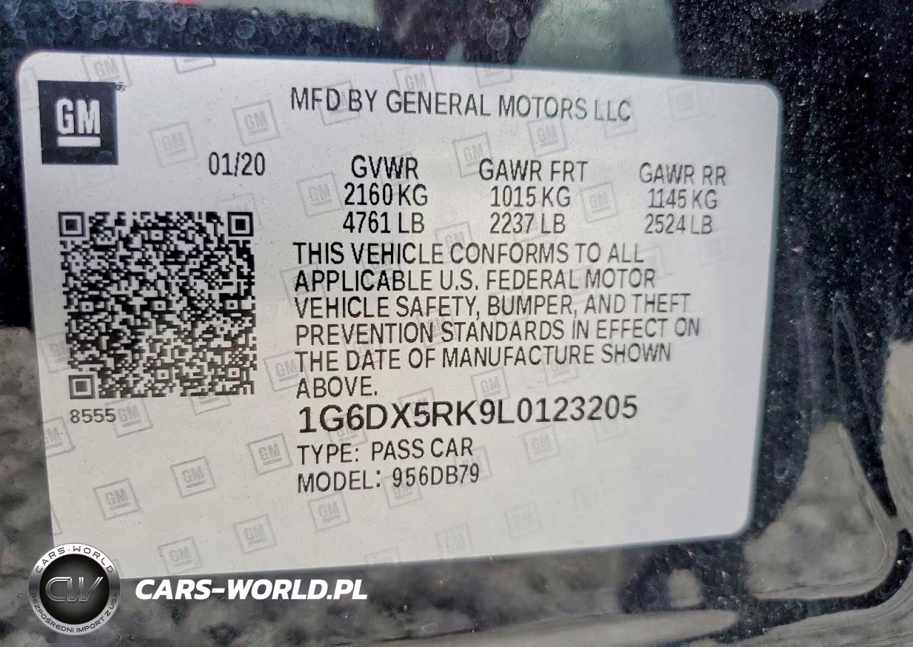 2020 Cadillac Ct5 Luxury VIN:1G6DX5RK9L0123205 - 12