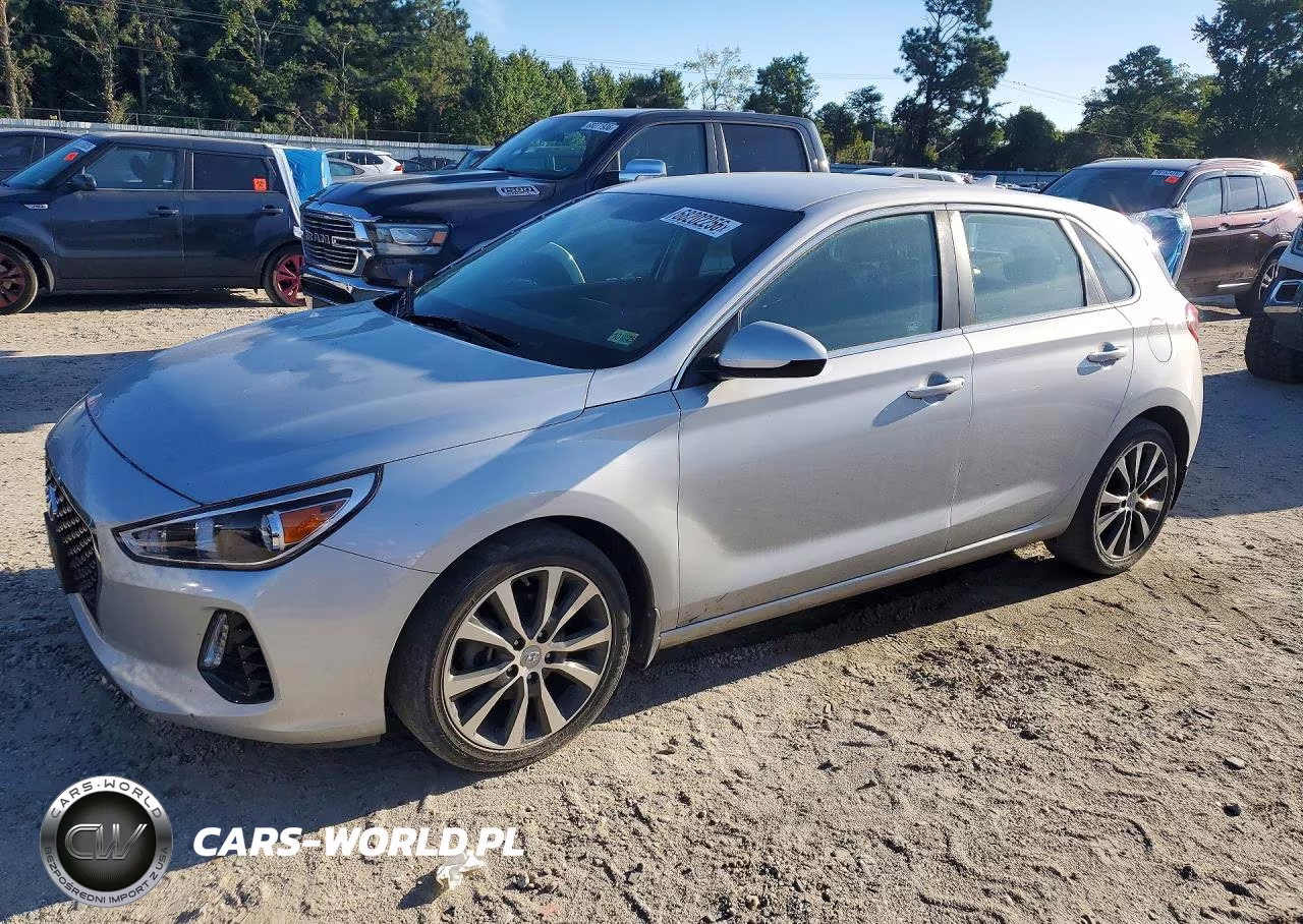 2018 Hyundai Elantra Gt Base VIN:KMHH35LE5JU012486 - 1