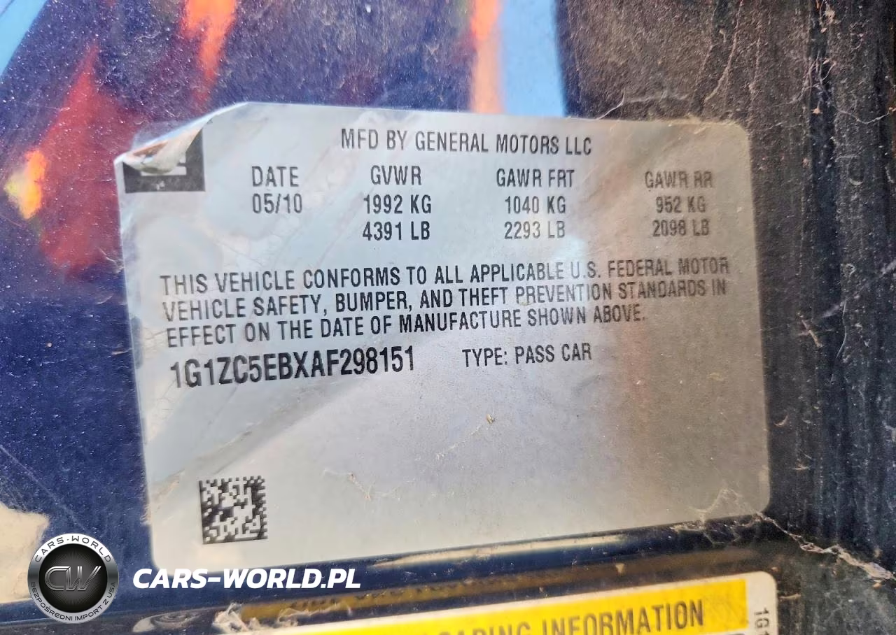 2010 Chevrolet Malibu 1Lt VIN:1G1ZC5EBXAF298151 - 12