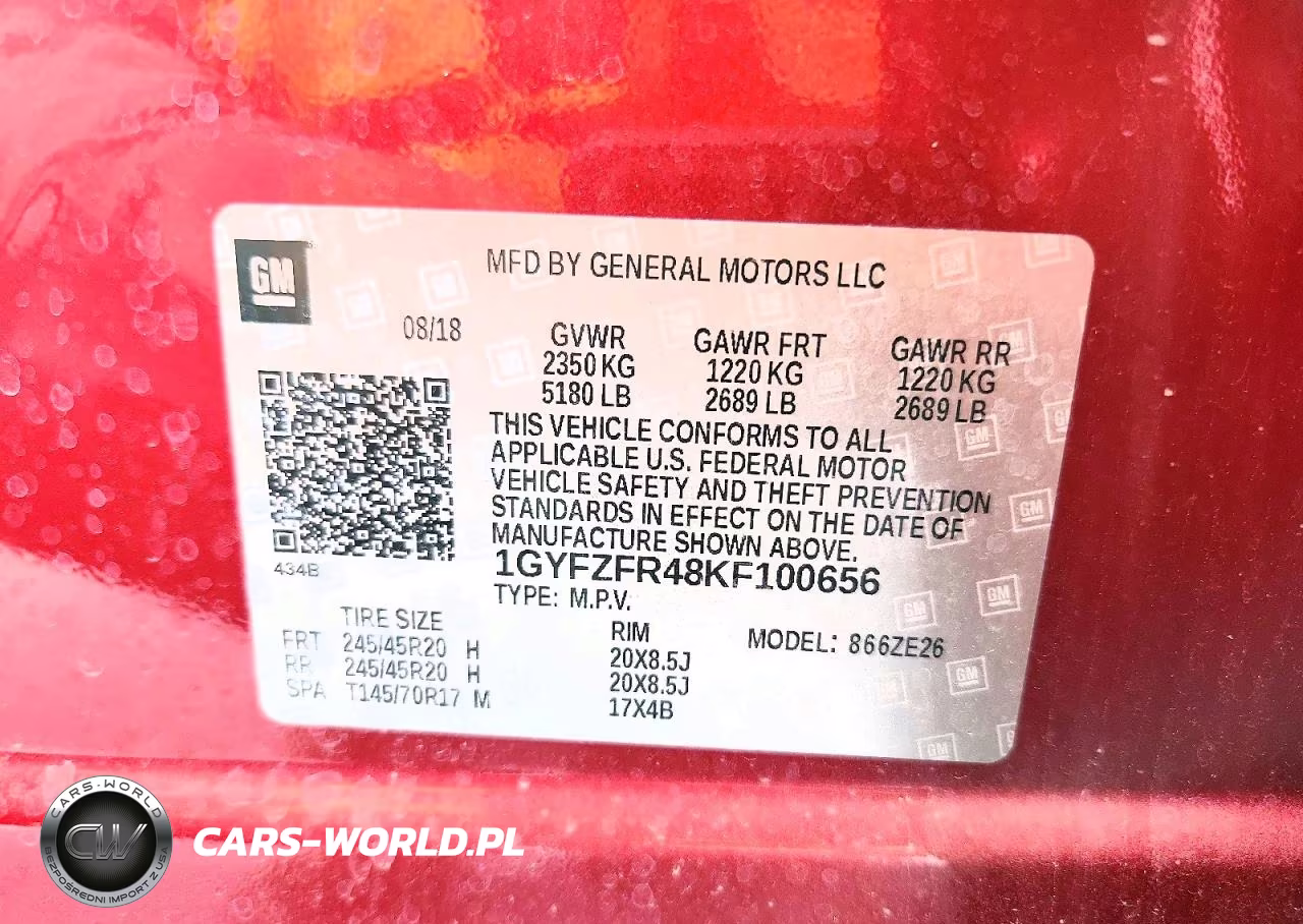 2019 Cadillac Xt4 Sport VIN:1GYFZFR48KF100656 - 13