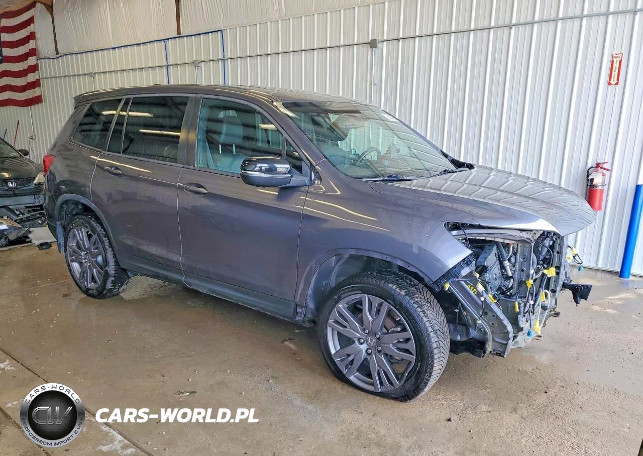 2021 Honda Passport Exl VIN:5FNYF8H59MB011313 - 4
