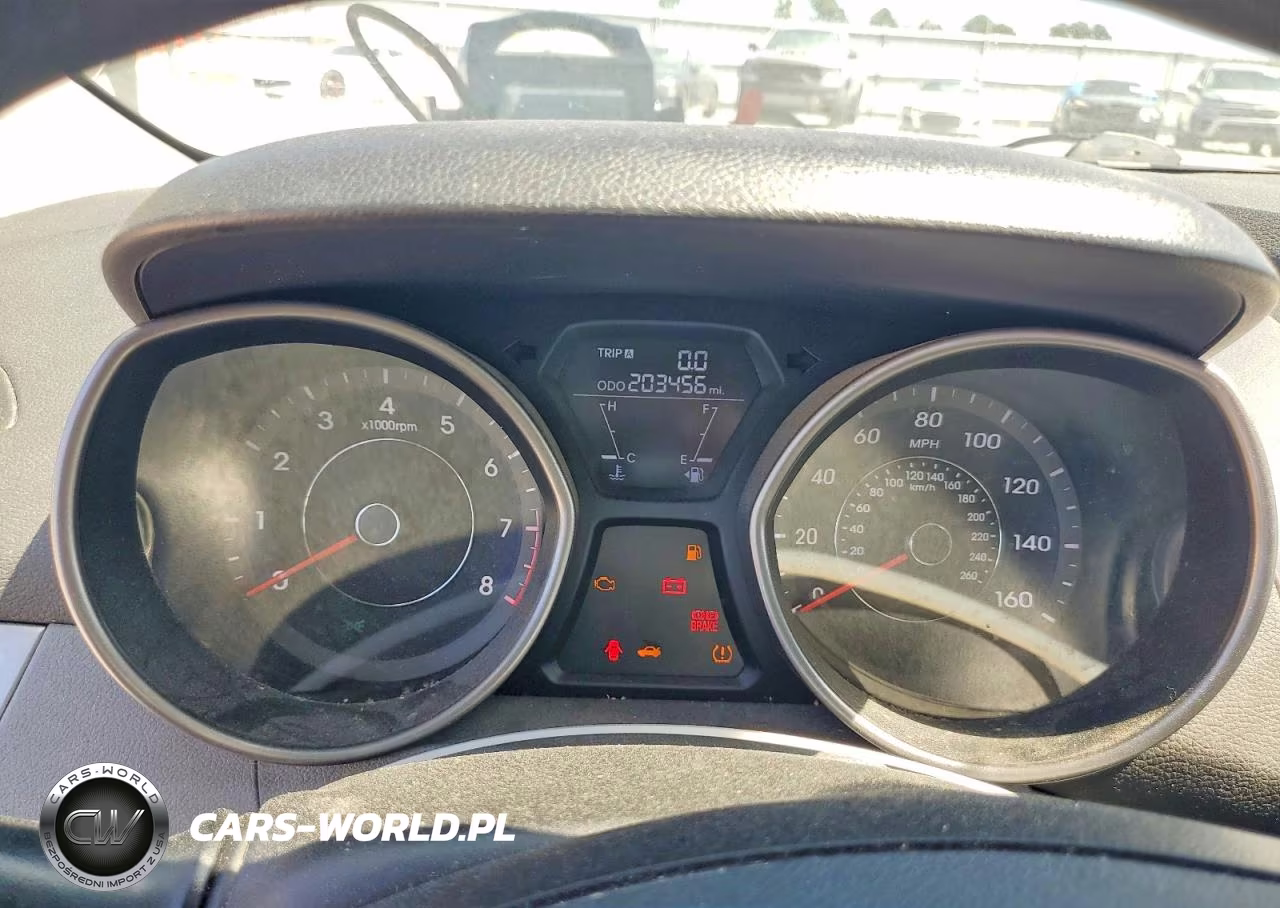 2013 Hyundai Elantra Gls VIN:5NPDH4AEXDH411149 - 9