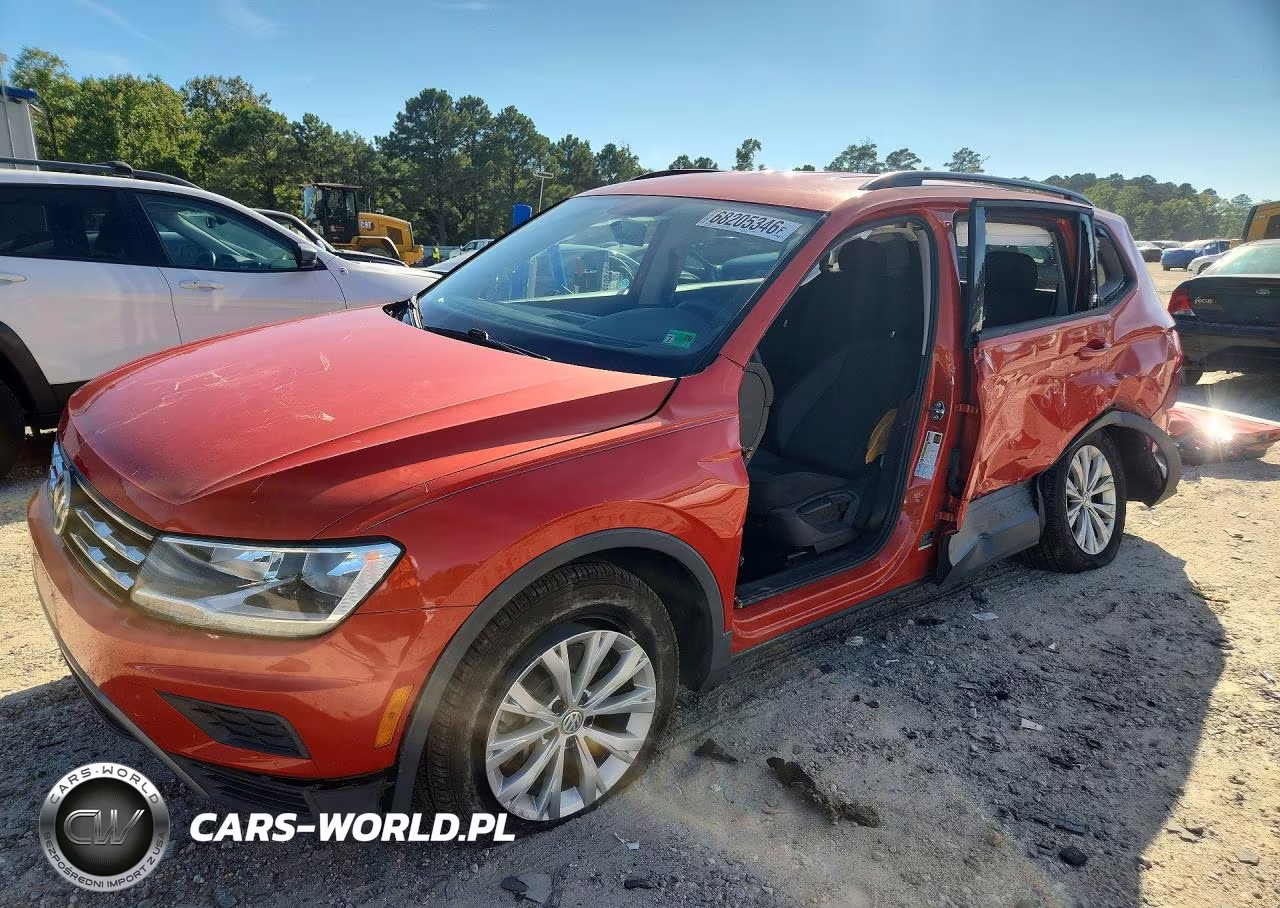 2019 Volkswagen Tiguan S VIN:3VV0B7AX8KM093561 - 1