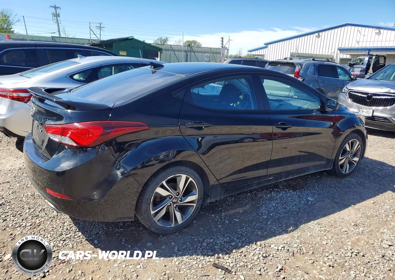 2016 Hyundai Elantra Sport VIN:KMHDH4AH7GU539221 - 3