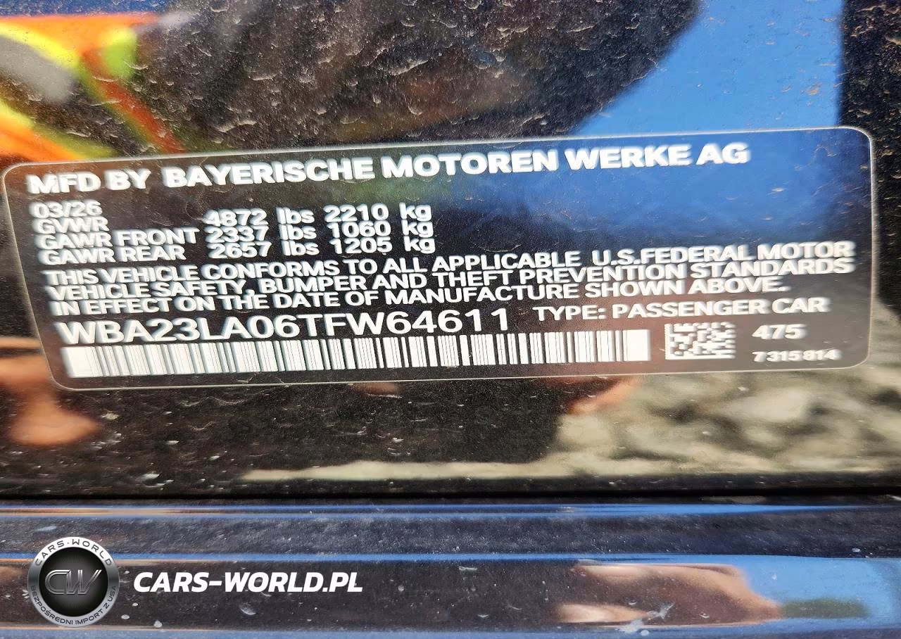 2026 BMW 330Xi VIN:WBA23LA06TFW64611 - 12