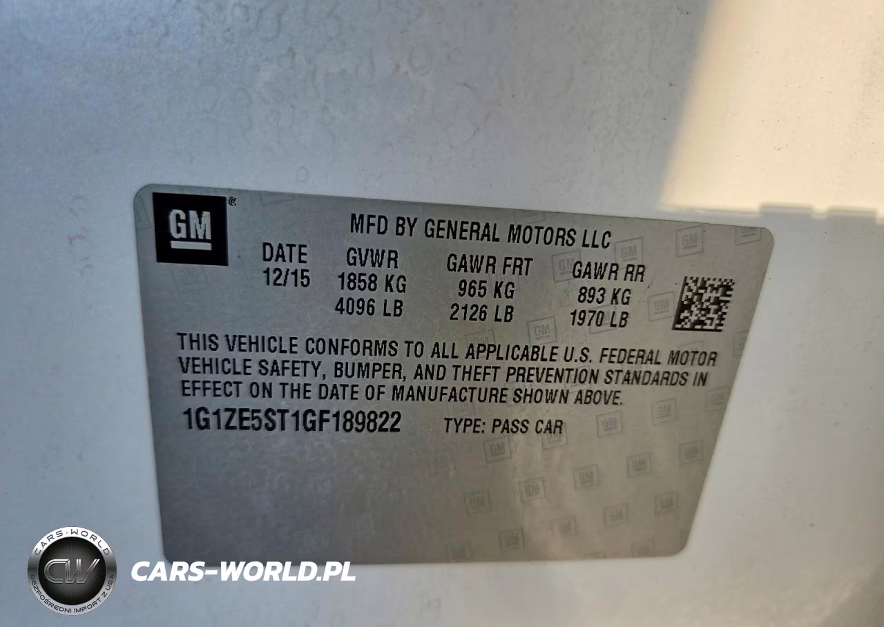 2016 Chevrolet Malibu Lt VIN:1G1ZE5ST1GF189822 - 12