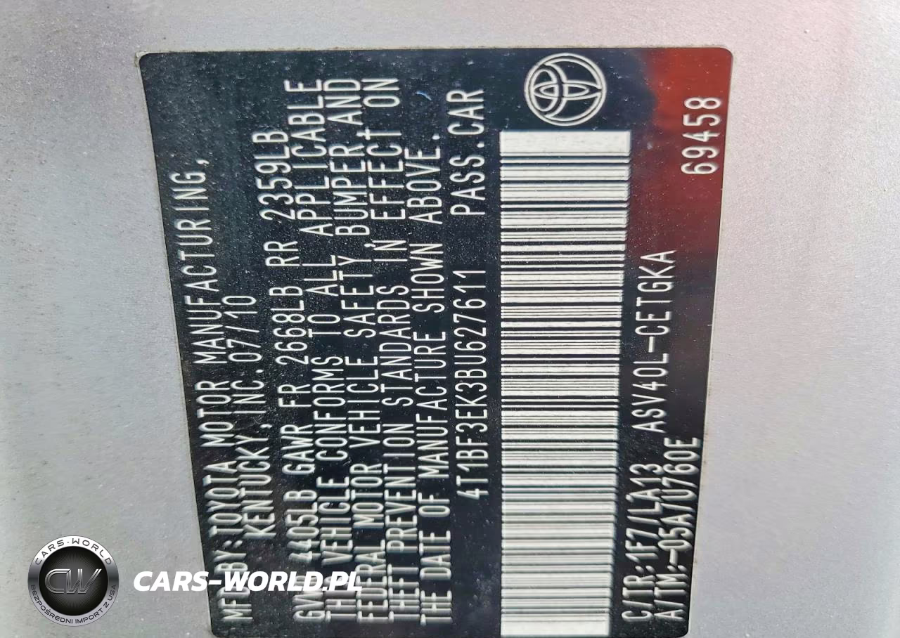 2011 Toyota Camry Xle VIN:4T1BF3EK3BU627611 - 12