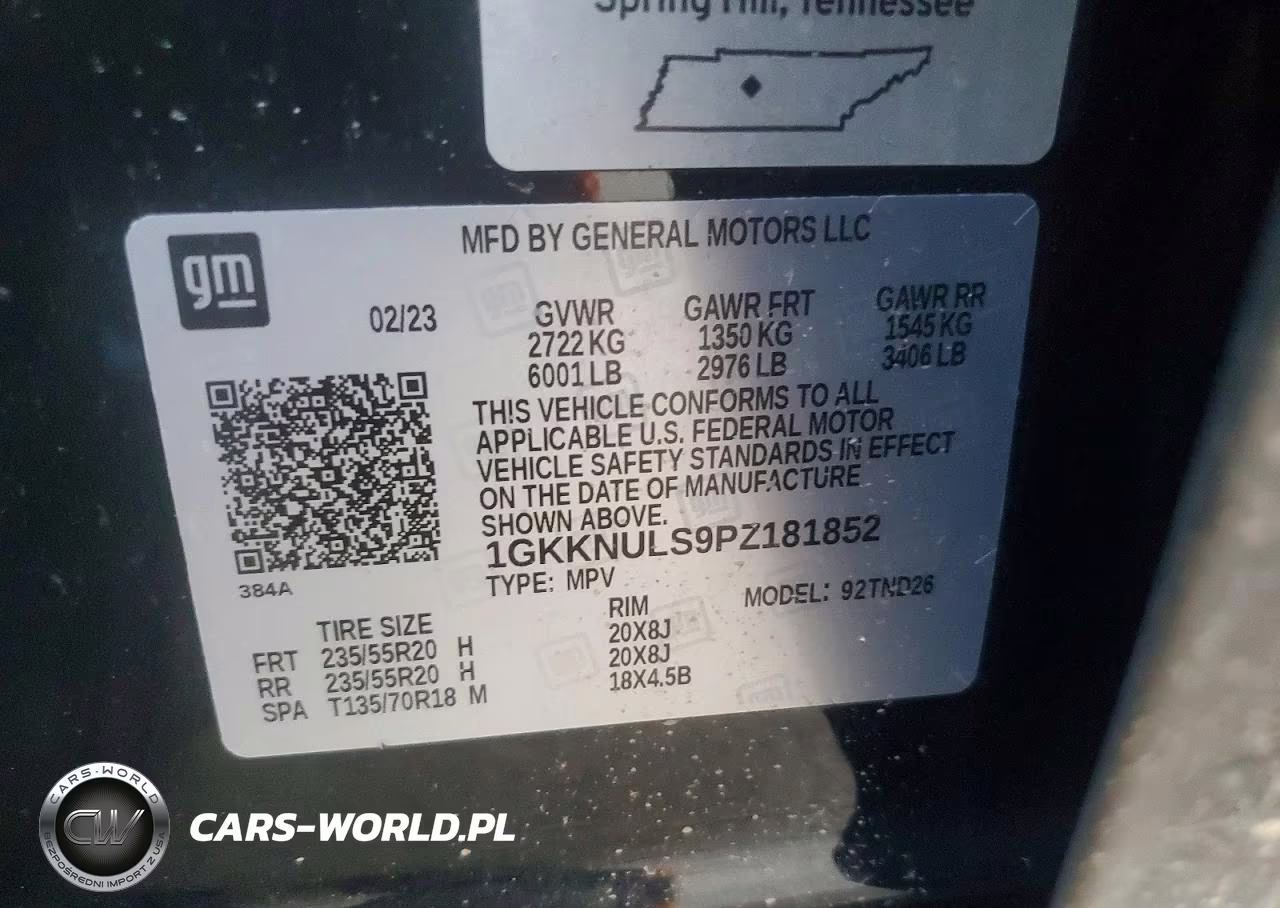 2023 GMC Acadia 4D Slt VIN:1GKKNULS9PZ181852 - 14