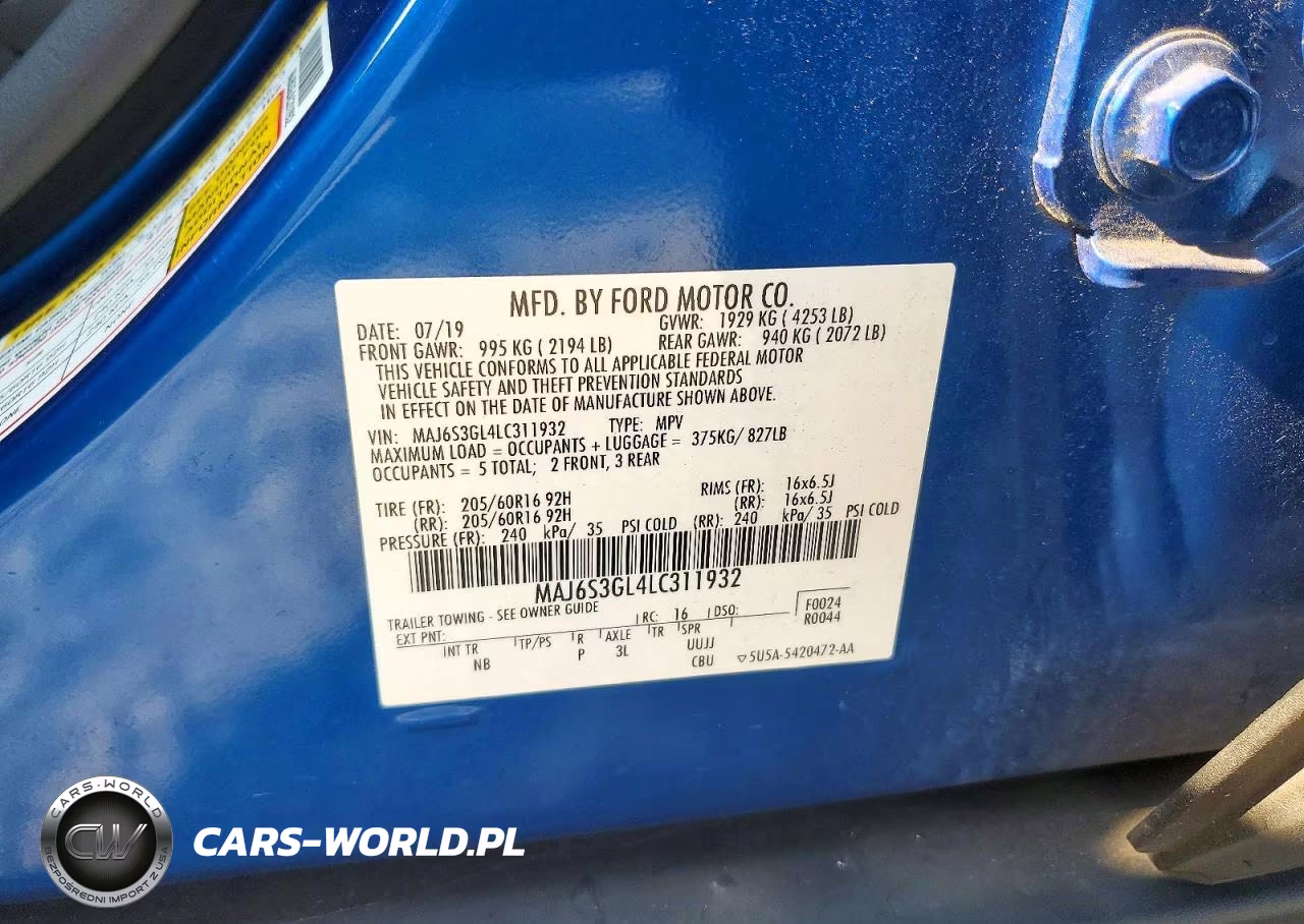 2020 Ford Ecosport Se VIN:MAJ6S3GL4LC311932 - 13