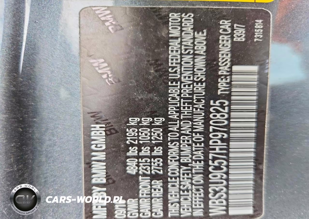 2017 BMW M4 VIN:WBS3U9C57HP970825 - 12
