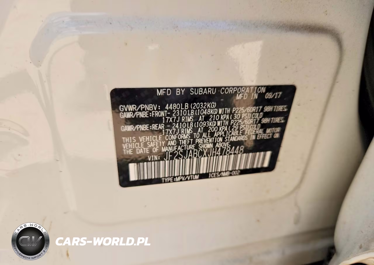 2018 Subaru Forester 2.5I VIN:JF2SJABCXJH478448 - 13