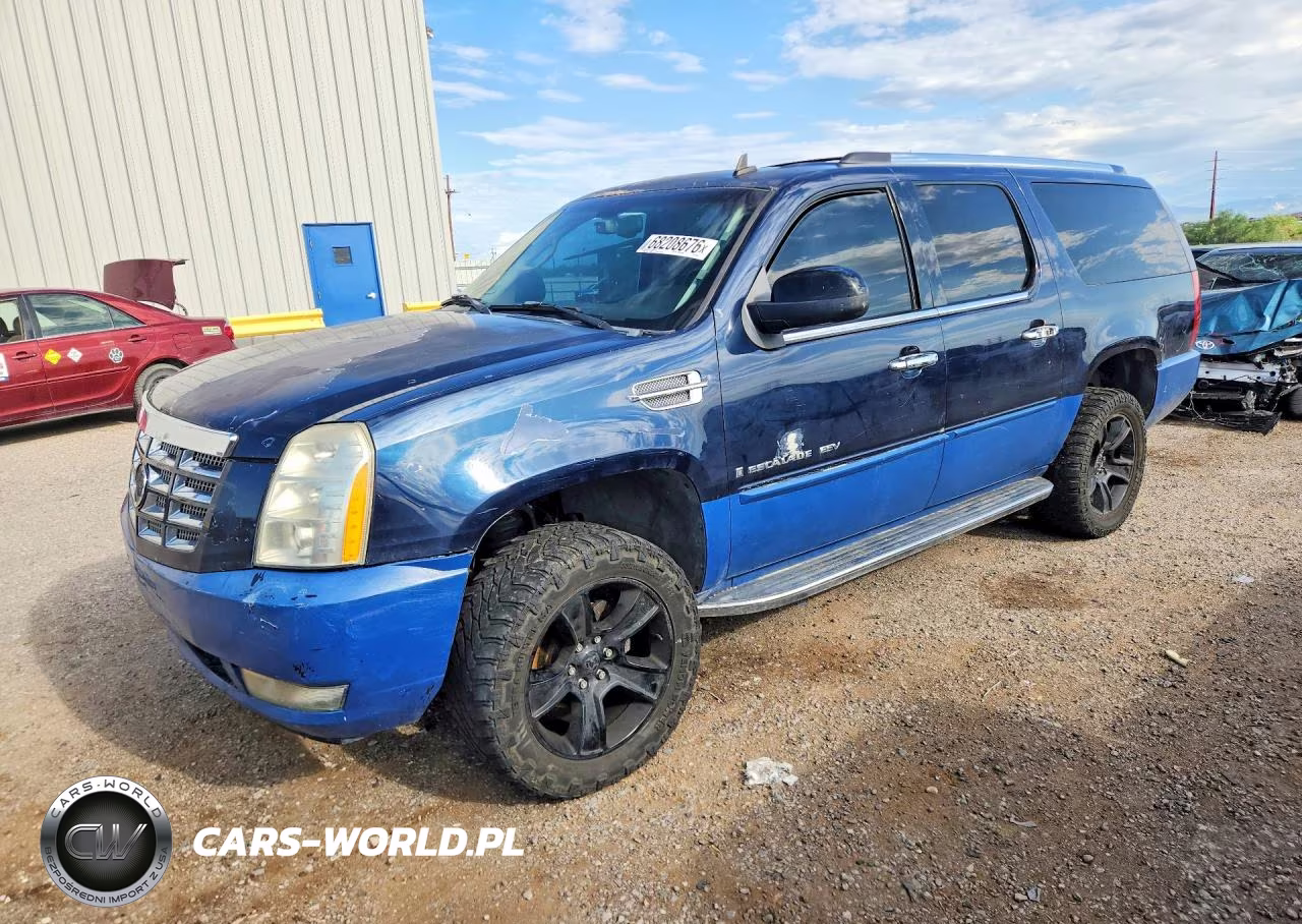 2007 Cadillac Escalade Esv VIN:1GYFK66887R238862 - 1