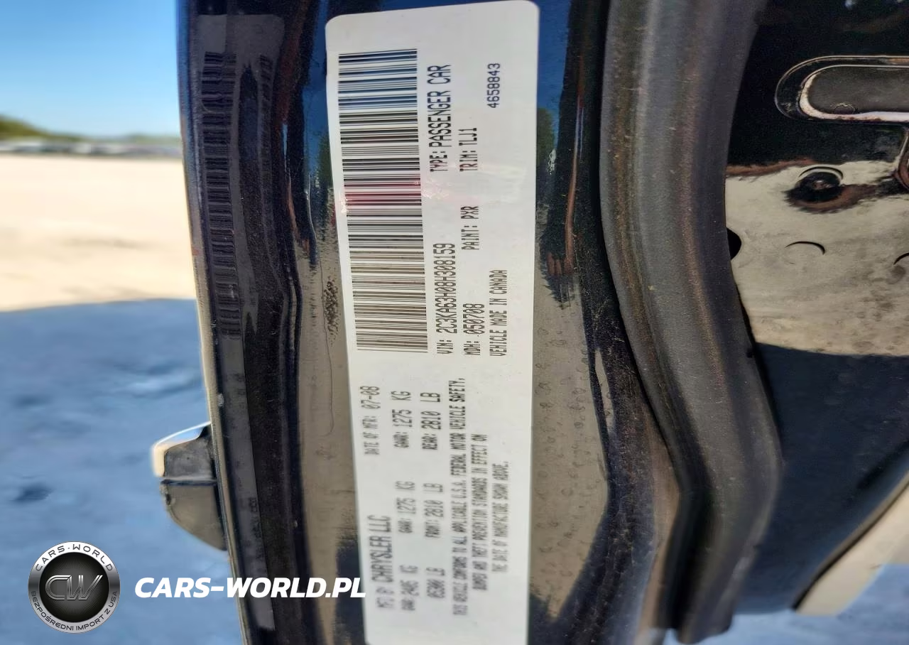 2008 Chrysler 300C VIN:2C3KA63H08H308159 - 12