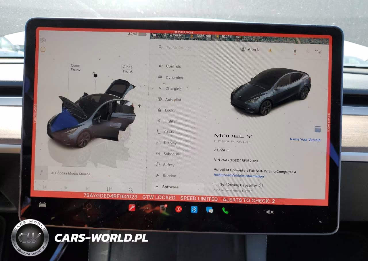 2024 Tesla Model Y VIN:7SAYGDED4RF162023 - 9