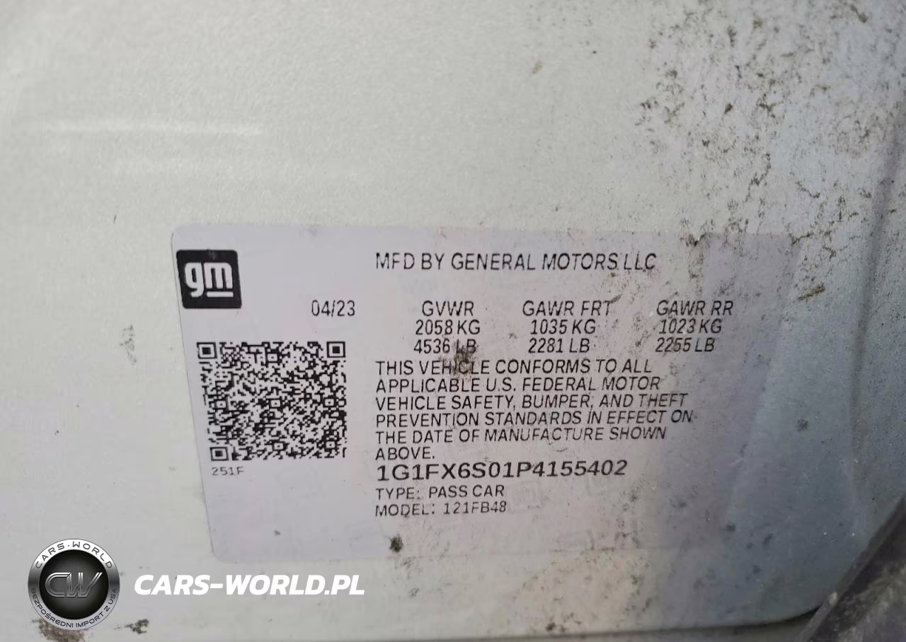 2023 Chevrolet Bolt Ev 2Lt VIN:1G1FX6S01P4155402 - 12