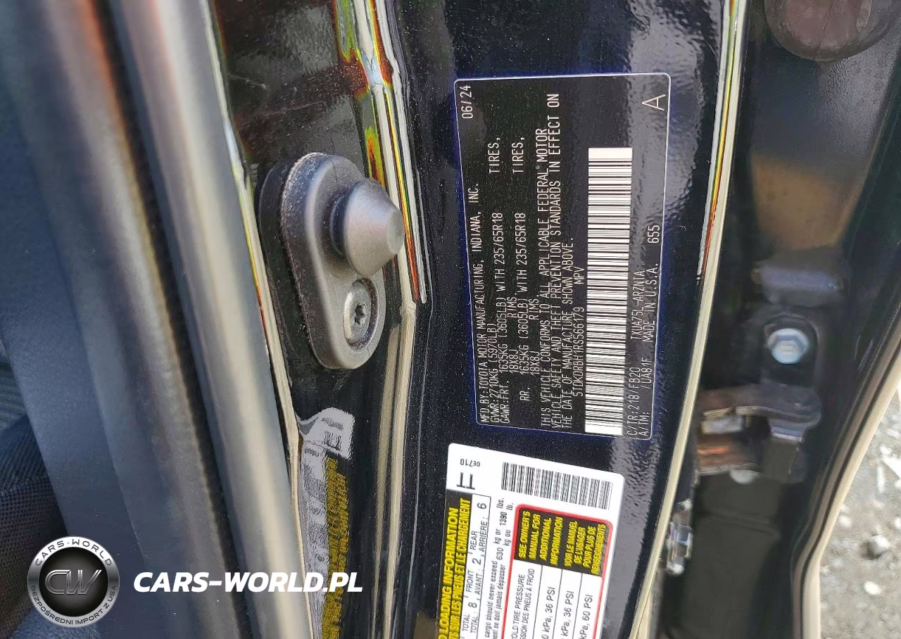 2024 Toyota Highlander Le VIN:5TDKDRBH1RS566179 - 13