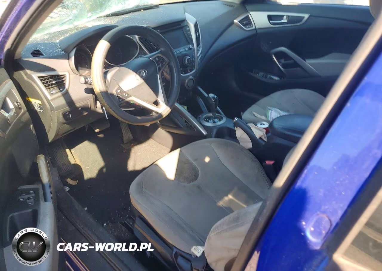 2012 Hyundai Veloster Base VIN:KMHTC6AD7CU065705 - 8