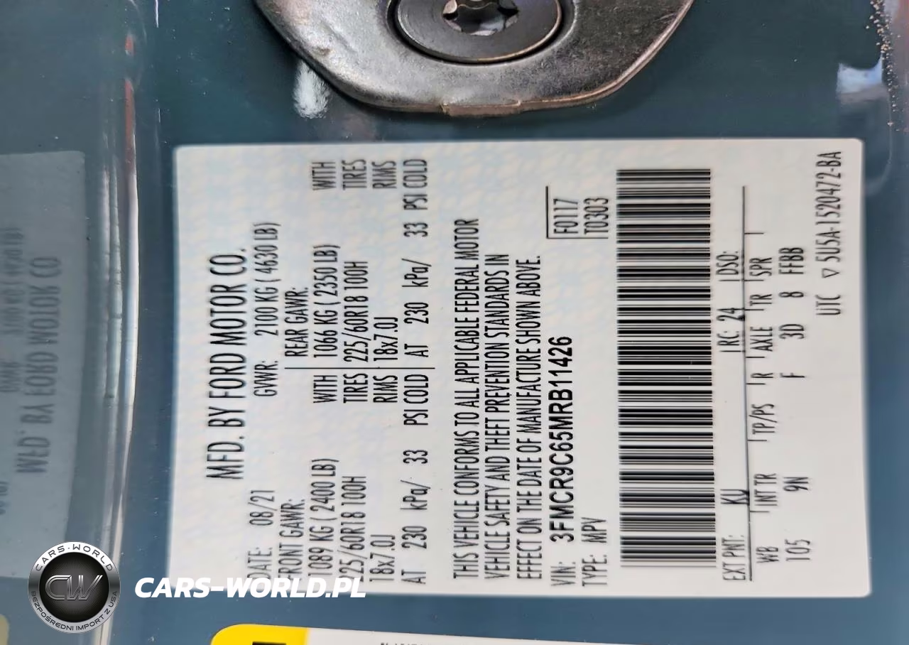 2021 Ford Bronco Sport Outer Banks VIN:3FMCR9C65MRB11426 - 12