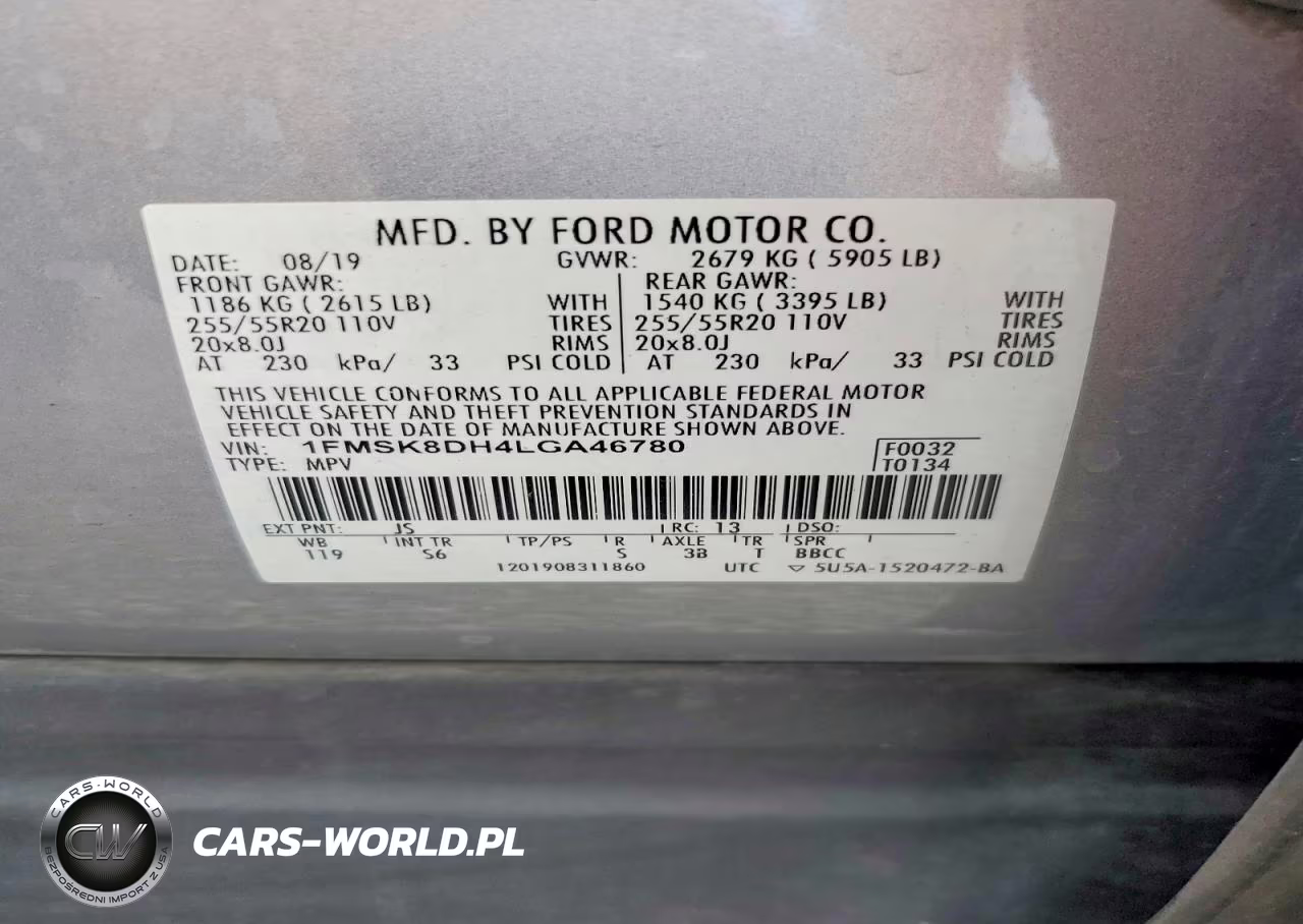 2020 Ford Explorer Xlt VIN:1FMSK8DH4LGA46780 - 13