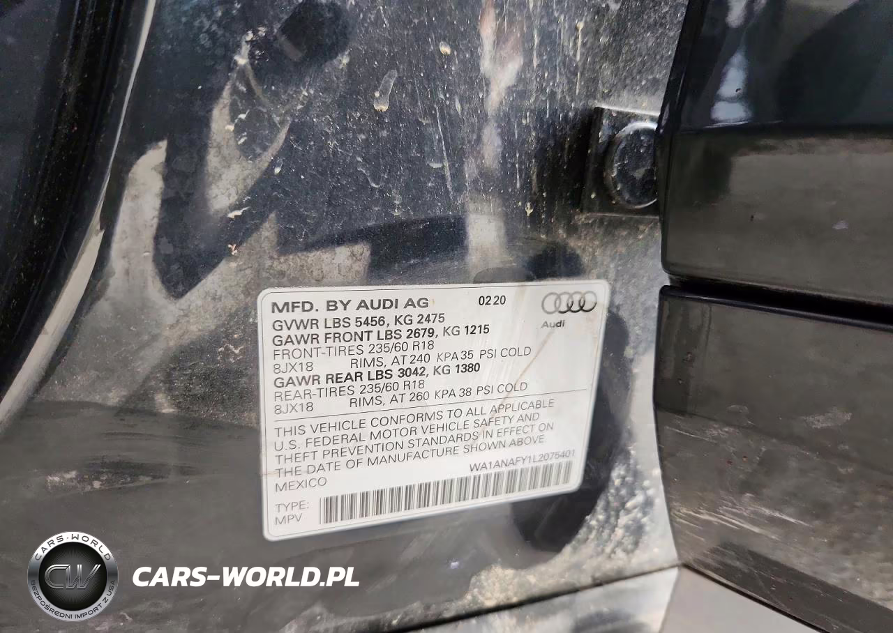 2020 Audi Q5 Premium VIN:WA1ANAFY1L2075401 - 12