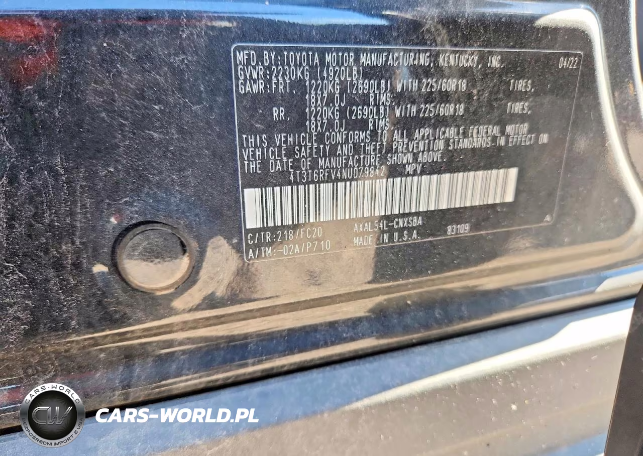 2022 Toyota Rav4 Se VIN:4T3T6RFV4NU079842 - 13