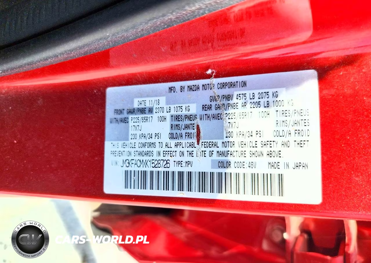 2019 Mazda Cx-5 Touring VIN:JM3KFACMXK1528726 - 13