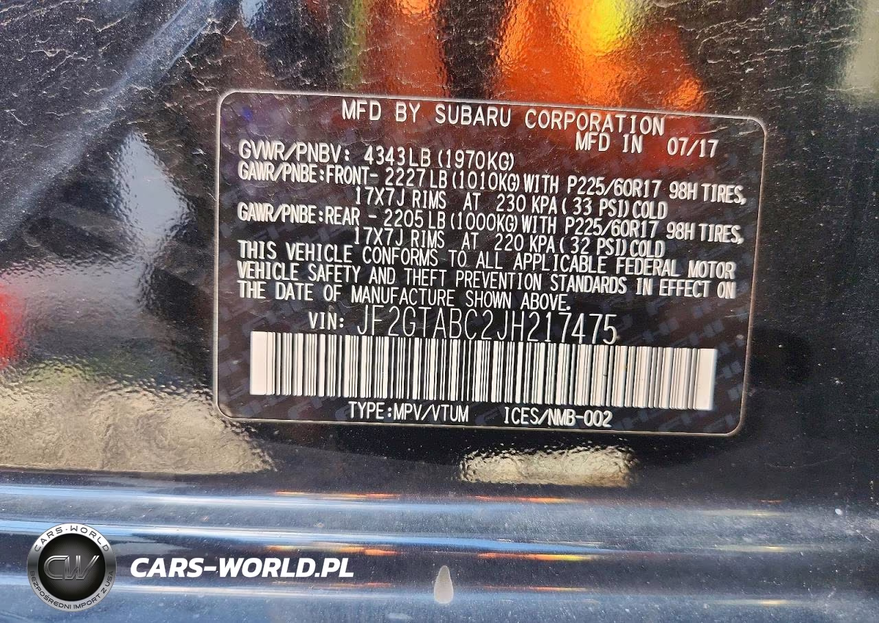 2018 Subaru Crosstrek Premium VIN:JF2GTABC2JH217475 - 14